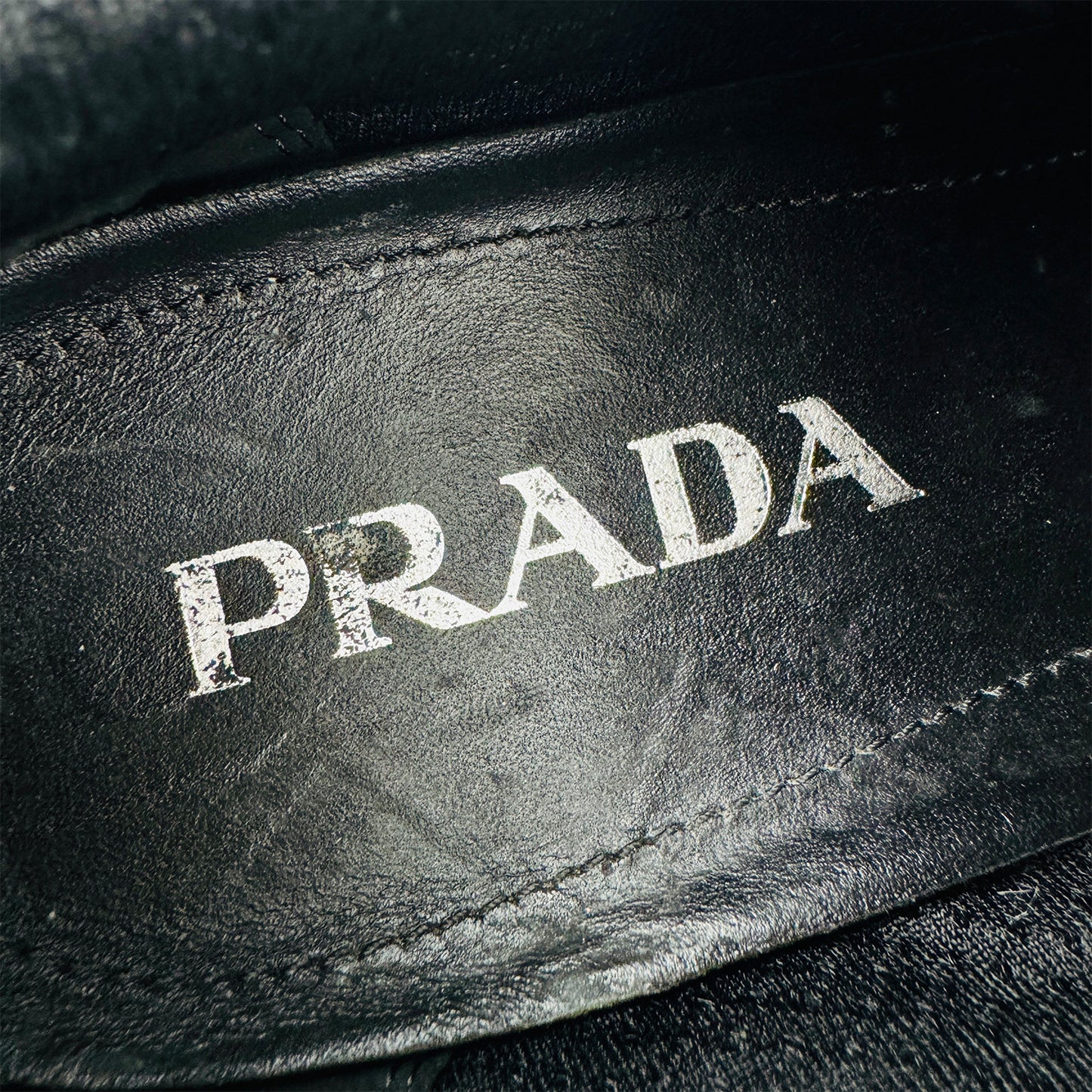 Prada Camouflage Nylon Black Sneakers (Size 41/41.5)