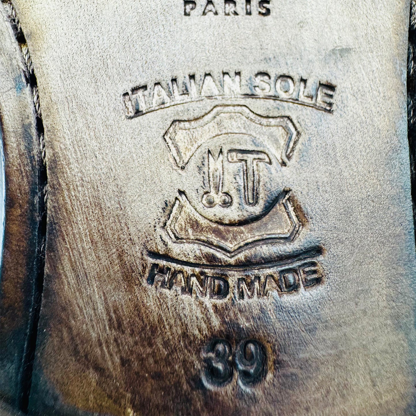 Balmain Men's Brown Leather Brogue Shoes (Size 40)