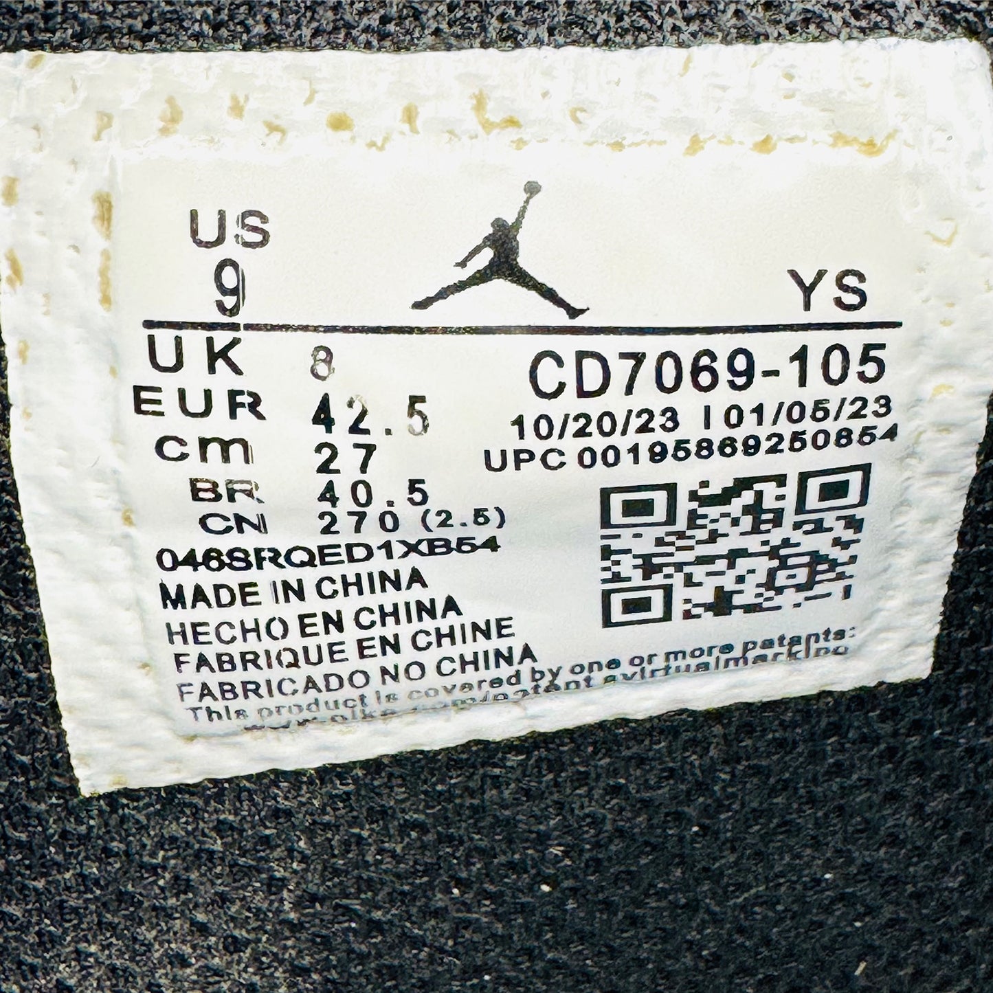 Nike Air Jordan Legacy 312 Sneakers (Size 42.5) - CD7069-105