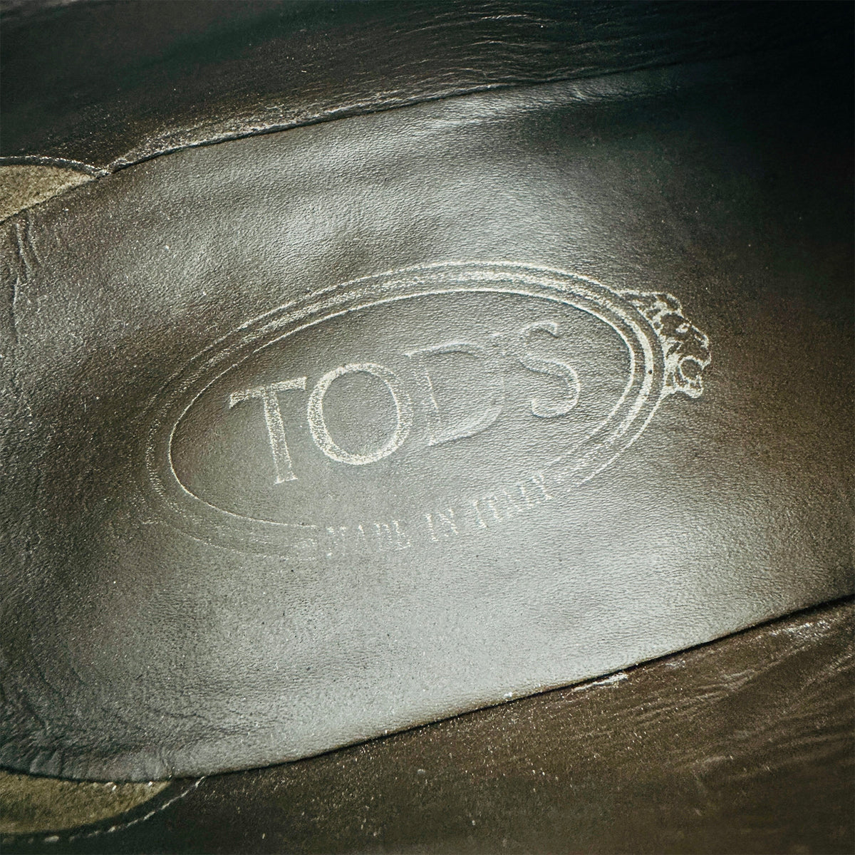 Tods Dark Brown Leather Cap Toe Oxford Shoes (Size 43)