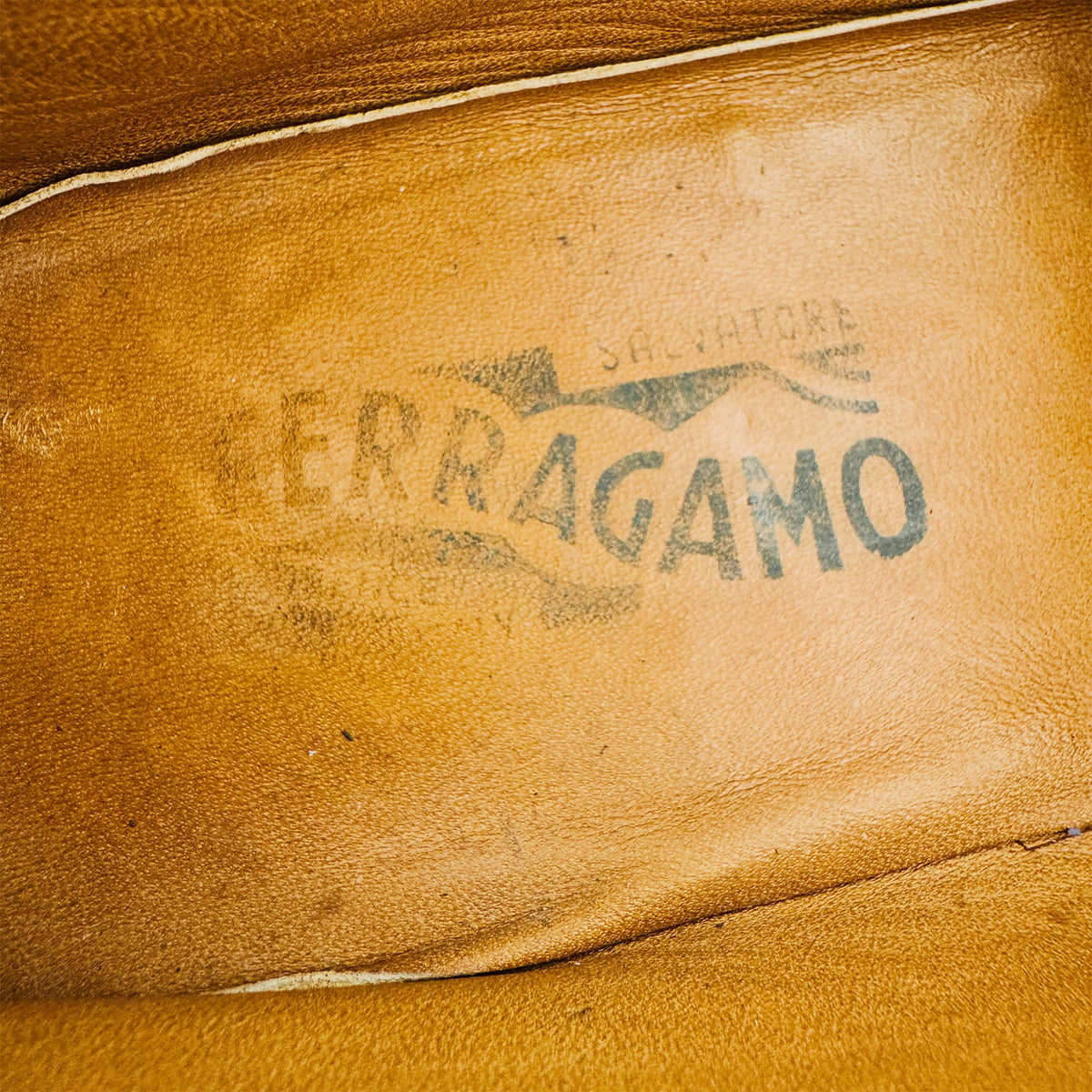 Salvatore Ferragamo Suede 'Gold Buckle' Loafers (Size 42)