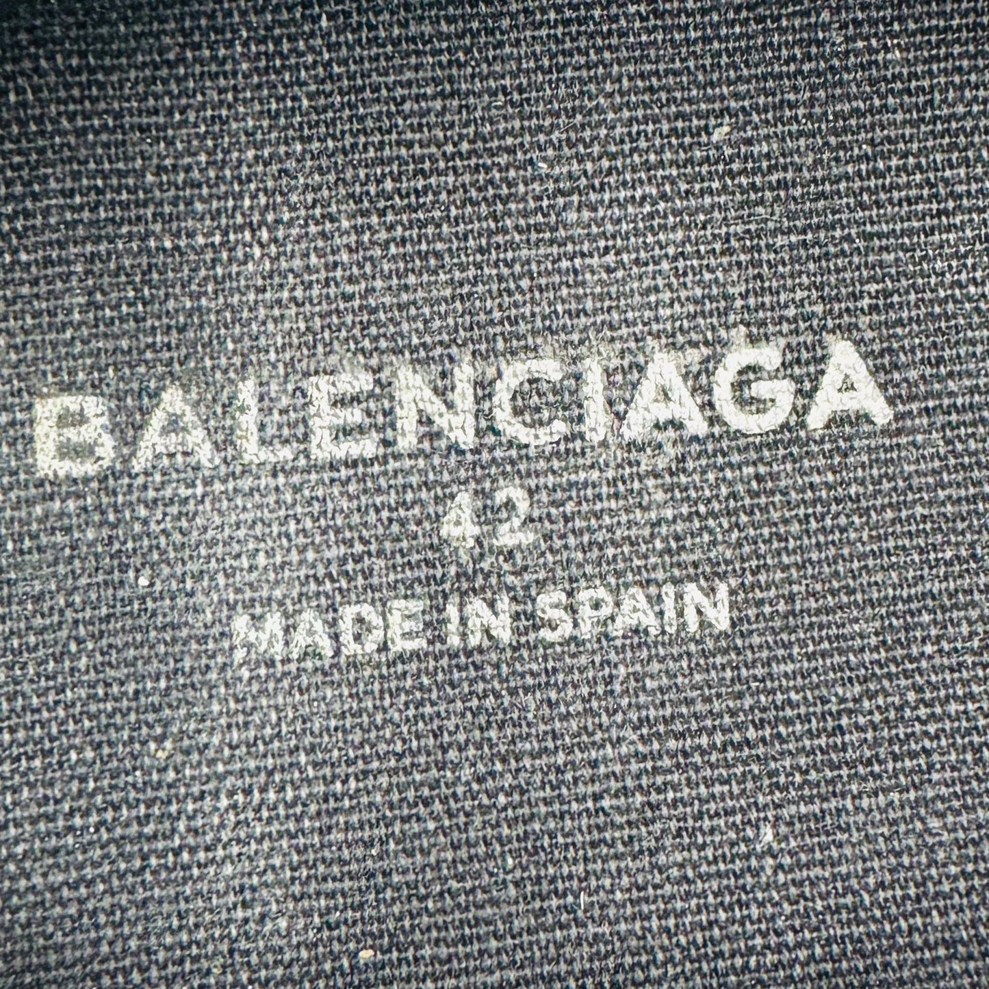 Balenciaga Men's Black Canvas Sneakers (Size 42/42.5)