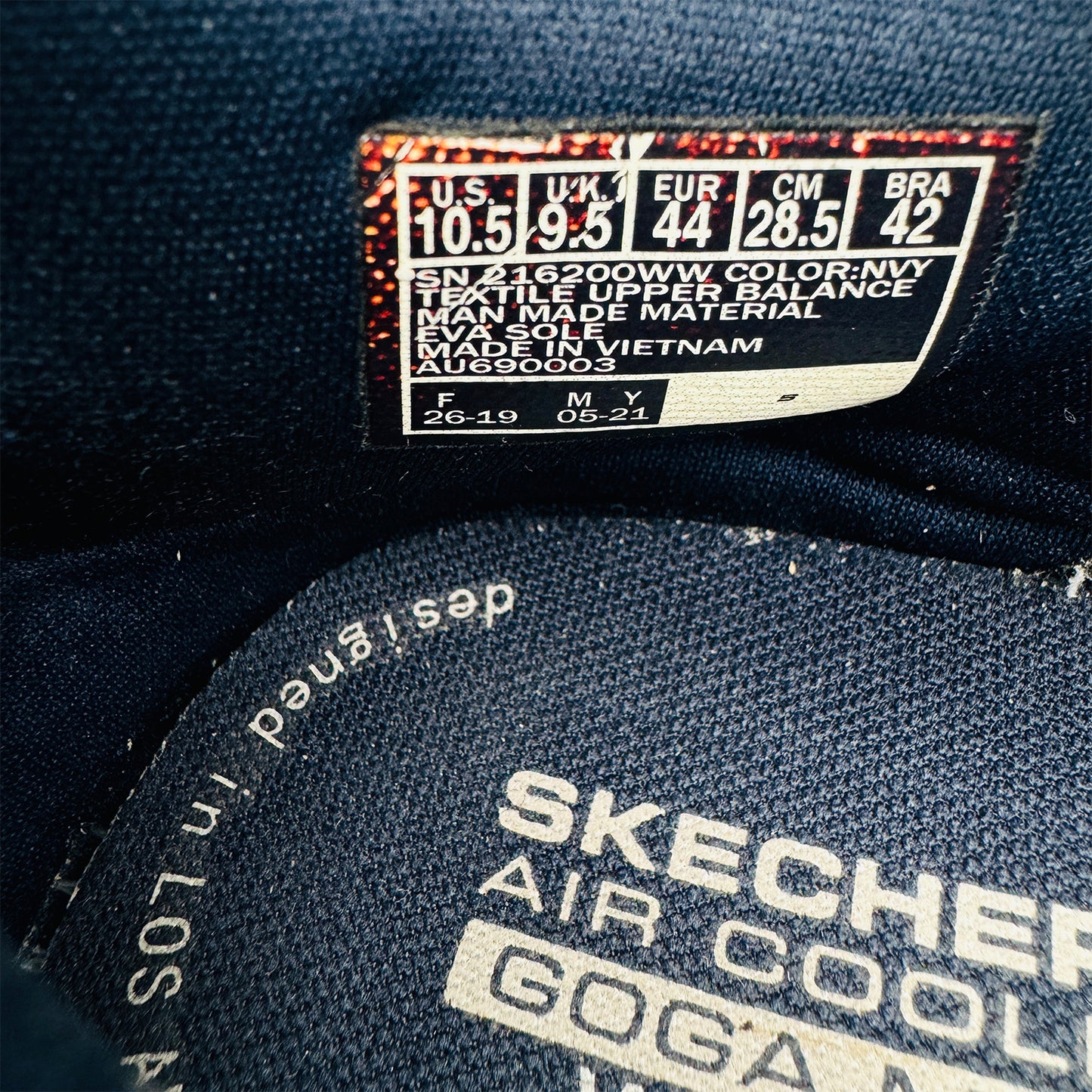 Skechers GOwalk 6 - Orva Shoes (Size 44) - 216200WW NVY
