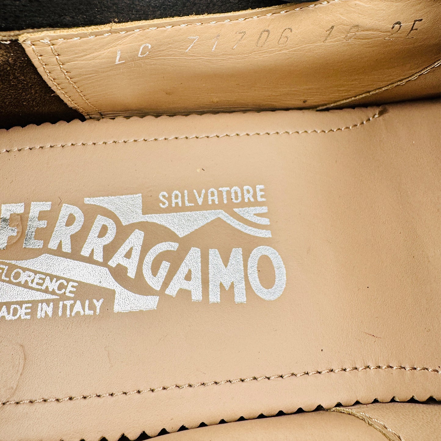 Salvatore Ferragamo Exotic Python Embossed Loafers (Size 43.5)