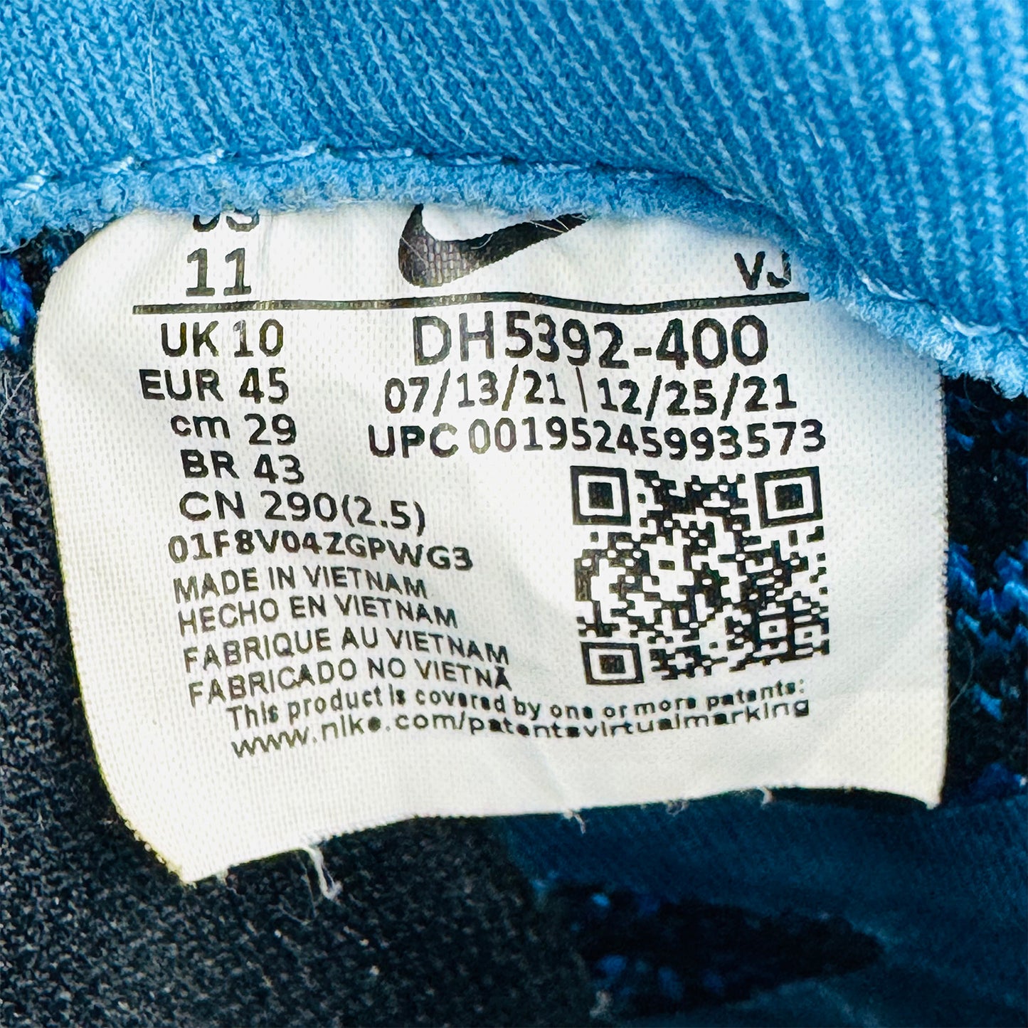 Nike React Infinity Run Flyknit 3 Shoes (Size 45) - DH5392-400