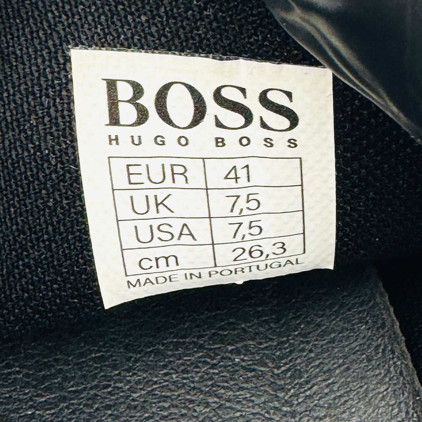 Hugo Boss Parkour Run Black Sneakers (Size 41)