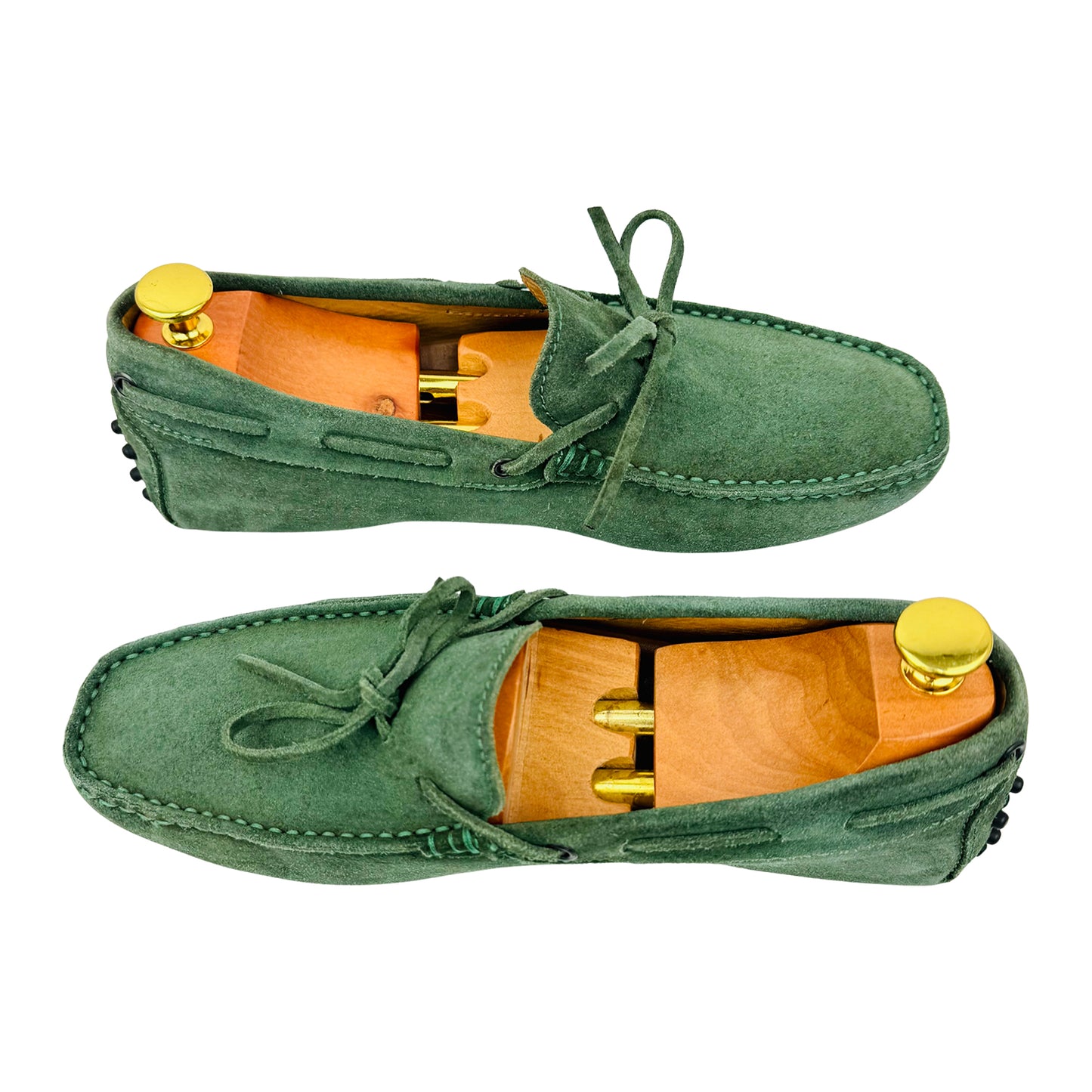 TOD'S Men's Green Gommino Driving Loafer (Size 41/41.5)
