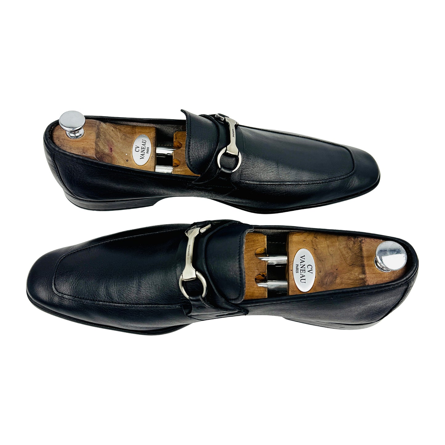 Magnanni Rafa II Black Loafers (Size 46.5) - 15804