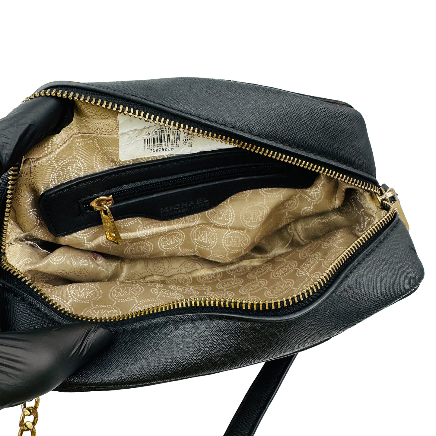 Michael Kors Jet Set LG EW Black Crossbody Bag