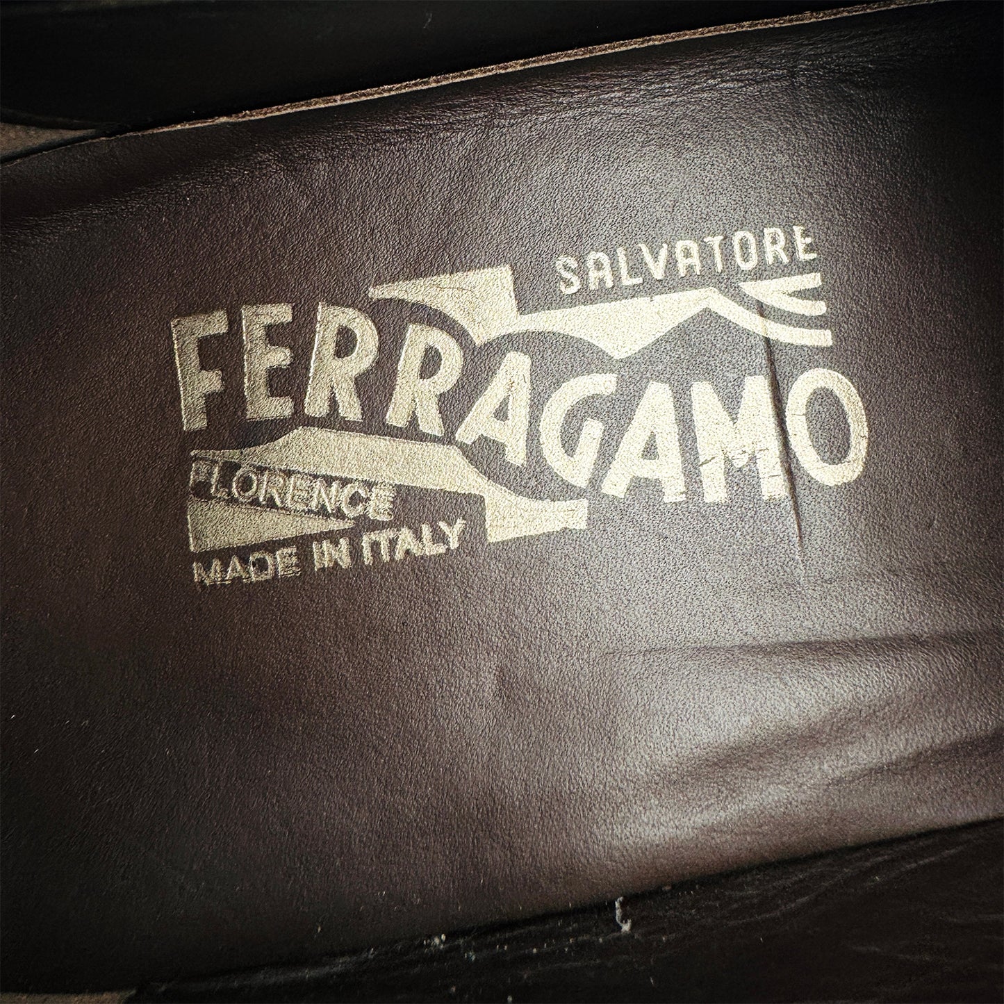 Salvatore Ferragamo Men’s Leather Penny Loafers (Size 45.5/46)