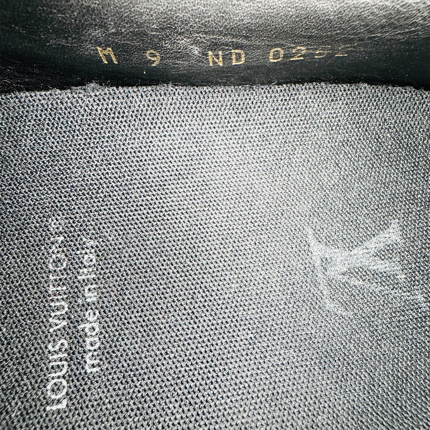 Louis Vuitton Black Leather Racer Moccasin (Size 44)