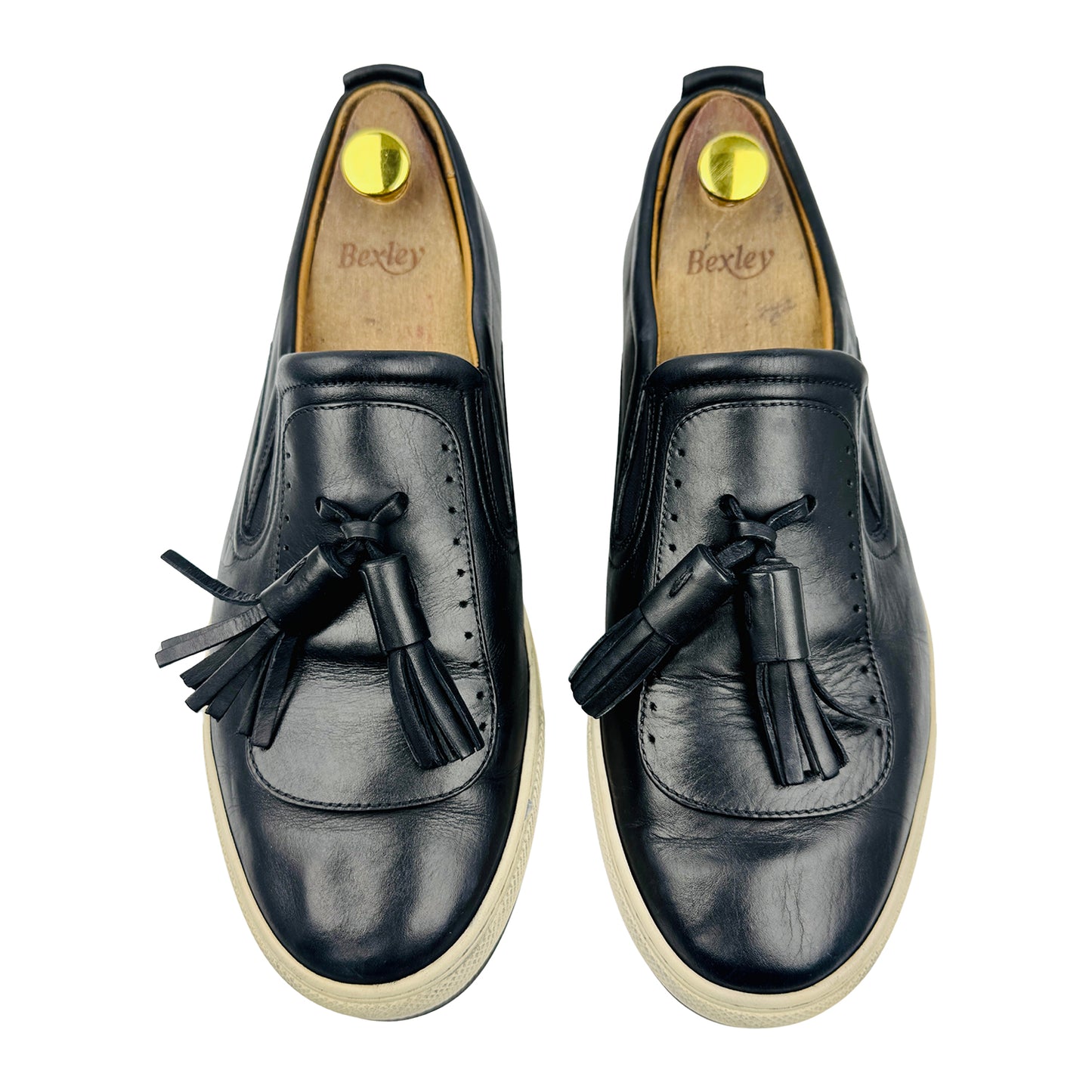 Salvatore Ferragamo Men's Lucca Black Shoes (Size 43.5/44)