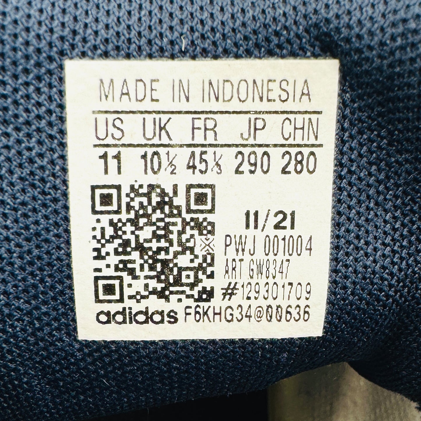 Adidas Duramo 10 'Legend Ink' Shoes (Size 45.5) - GW8347