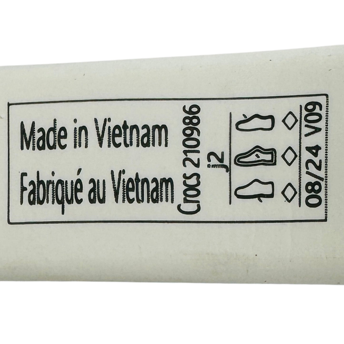 Crocs Classic Iridescent Glitter Clogs (Size 33/34) - 210986