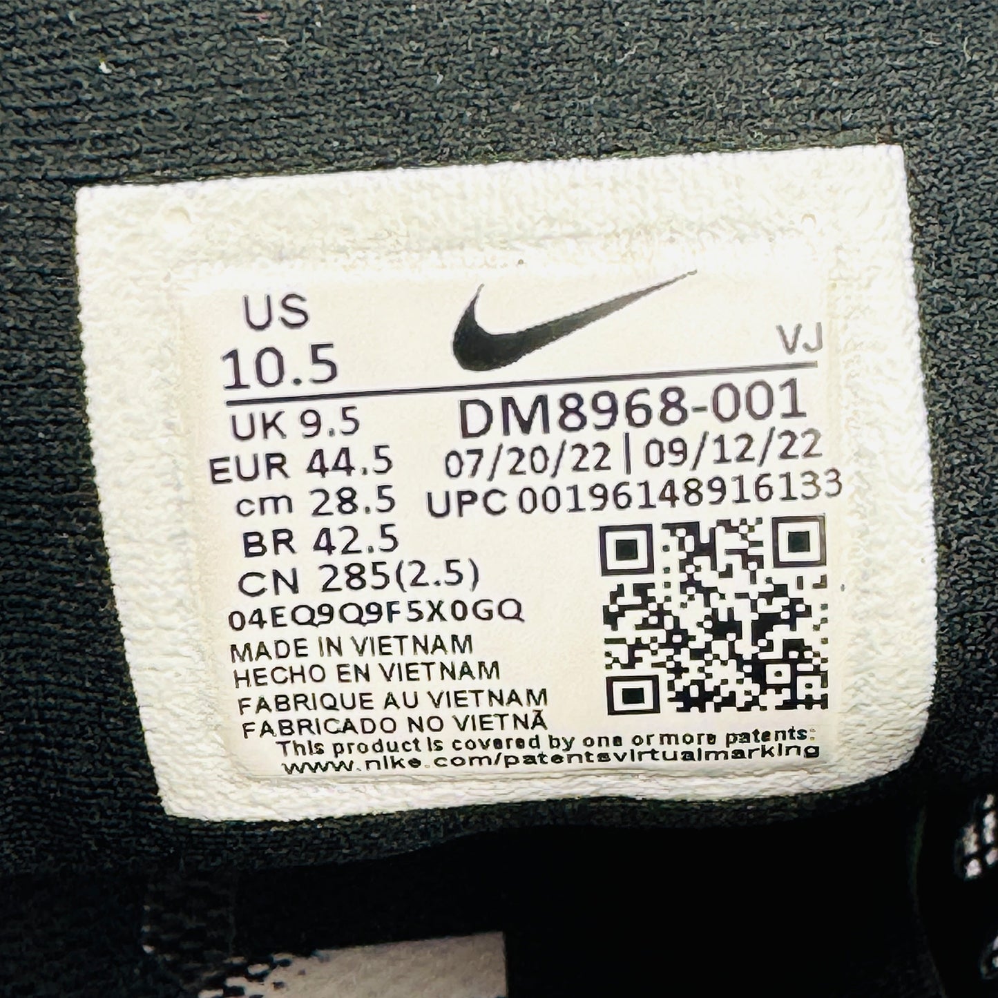 Nike Men's Zoom Fly 5 Shoes (Size 44.5) - DM8968-001