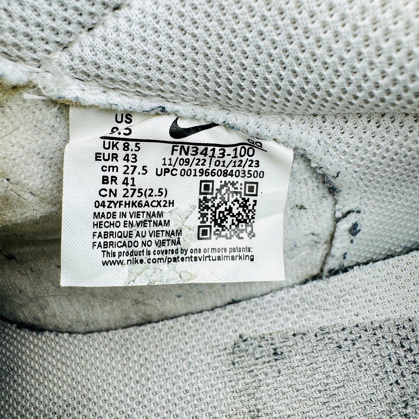 Nike Blazer Low '77 Jumbo Sneakers (Size 43) - FN3413-100