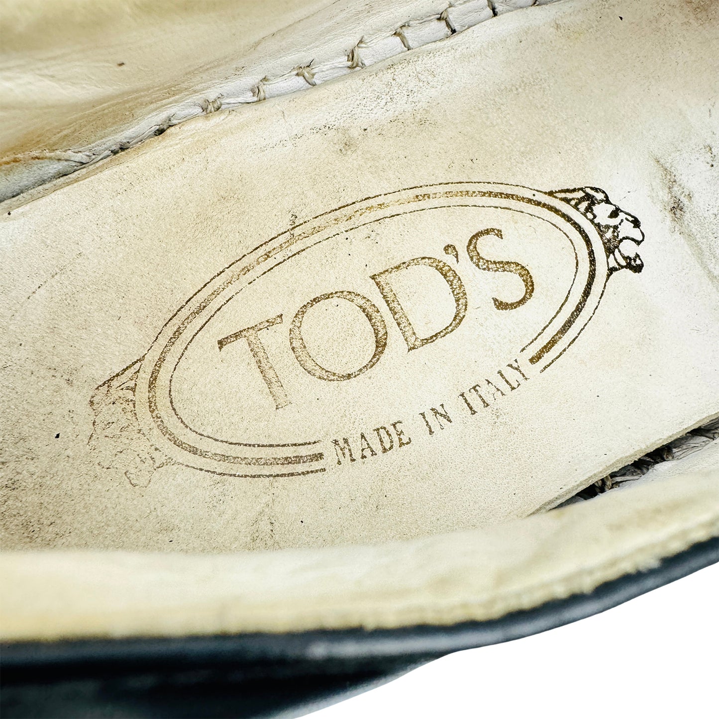 Tod's Black Leather Espadrille Shoes (Size 39/39.5)