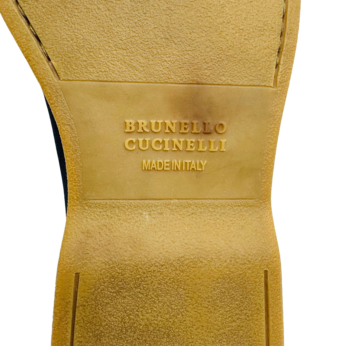 Brunello Cucinelli Men's Navy Boat Shoes (Size 42.5)