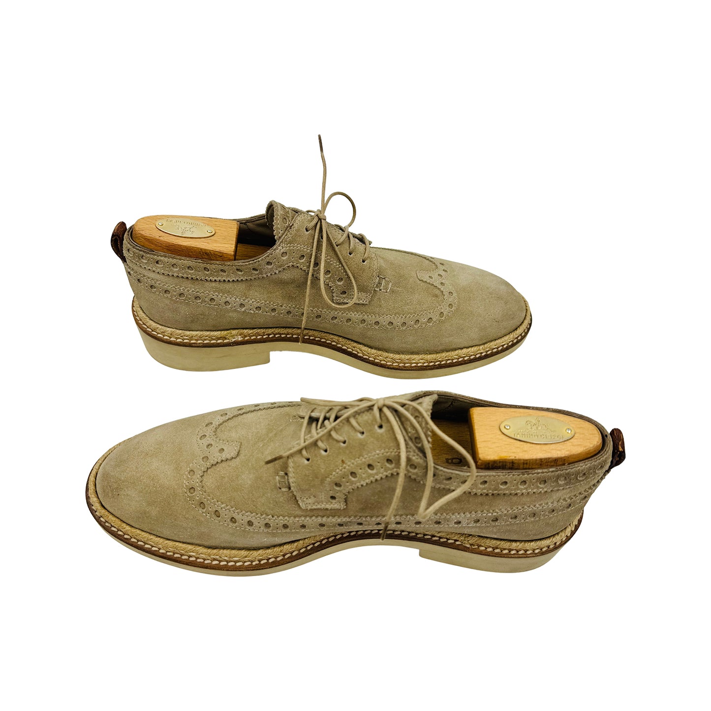 Louis Vuitton Men's Suede Wingtip Derby Shoes (Size 41.5/42)