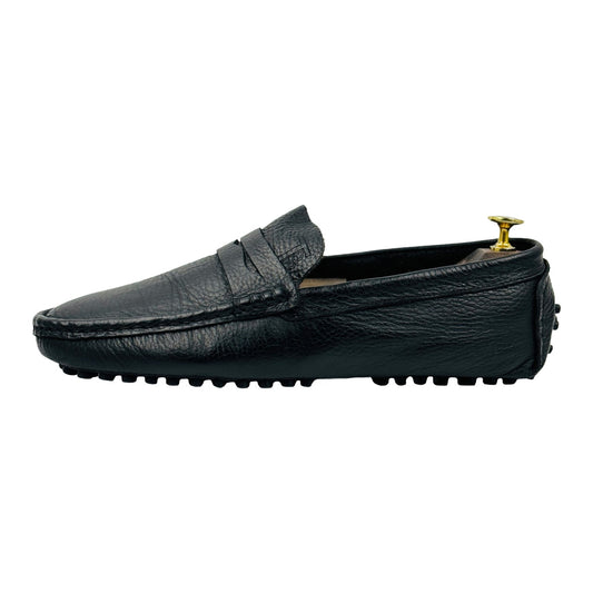 Tod's Gommino Black Leather Driving Loafers (Size 43)