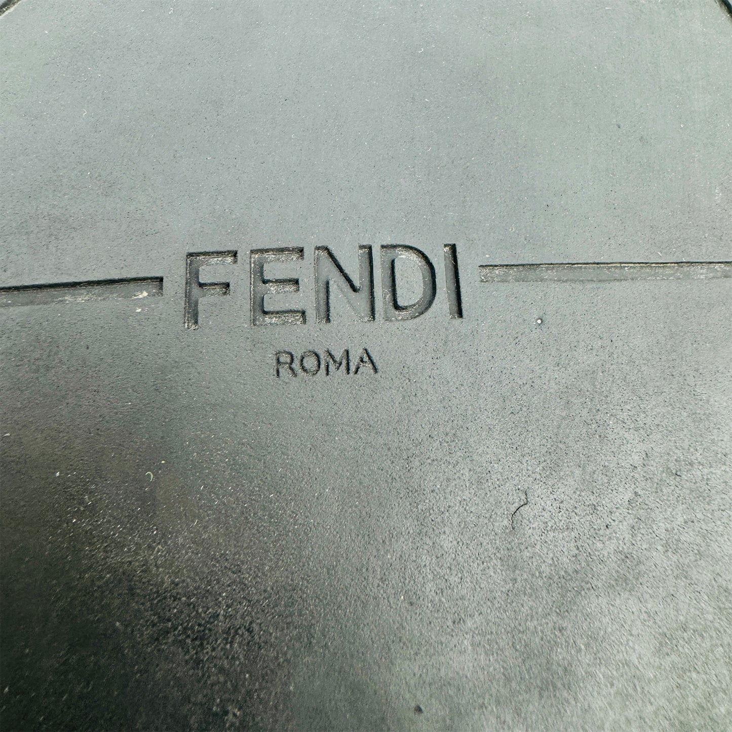 Fendi Feel Black Sandal Slippers (Size 42.5)