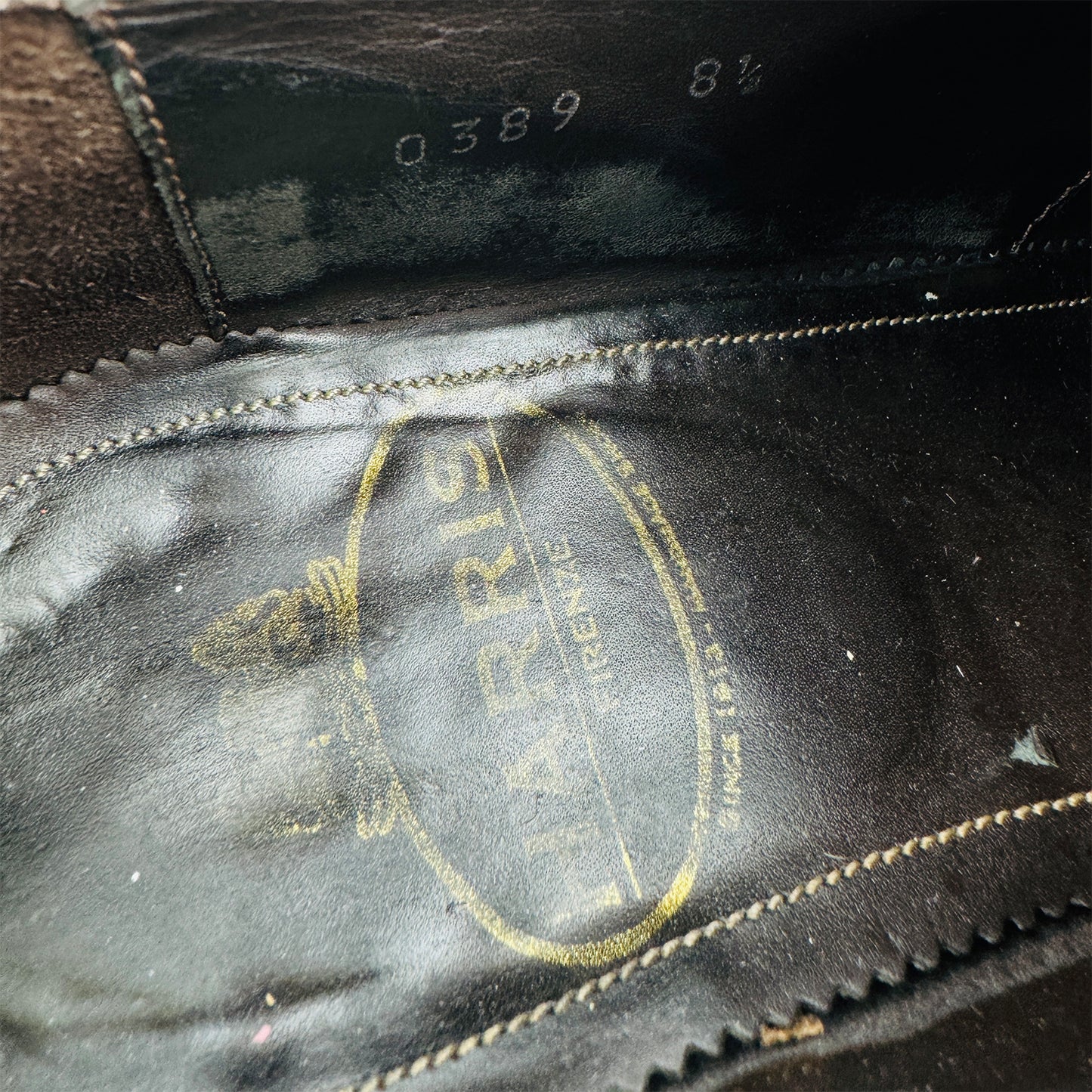 Harris Firenze Croc-Embossed Derby Shoes (Size 43)