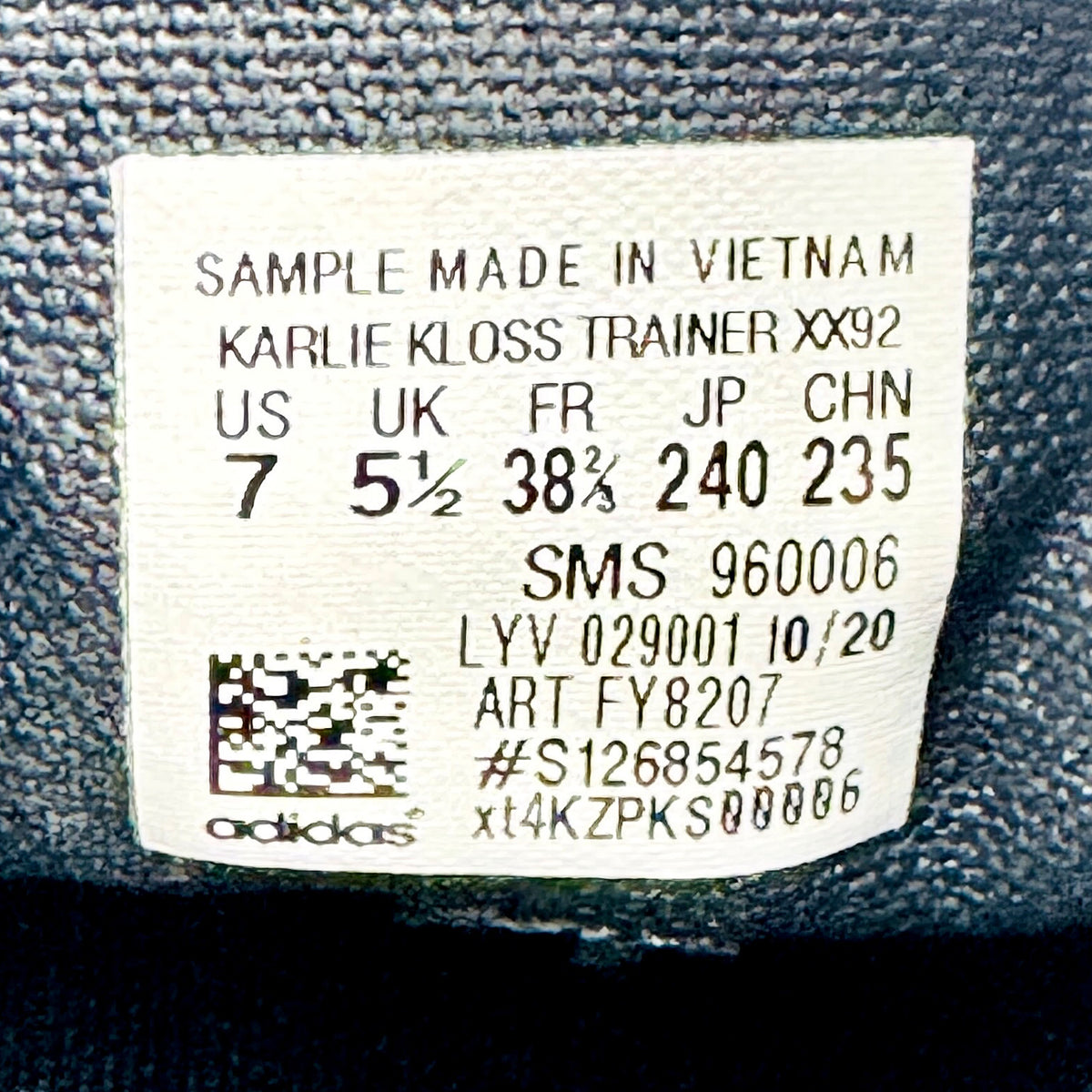 Adidas Karlie Kloss Trainer XX92 Sneakers (Size 38.5) - FY8207