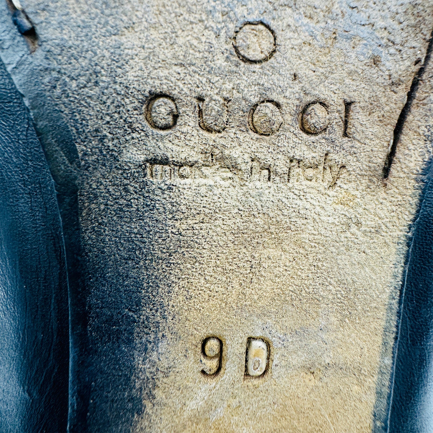 Gucci Men's Black Leather Italian Loafers (Size 43)