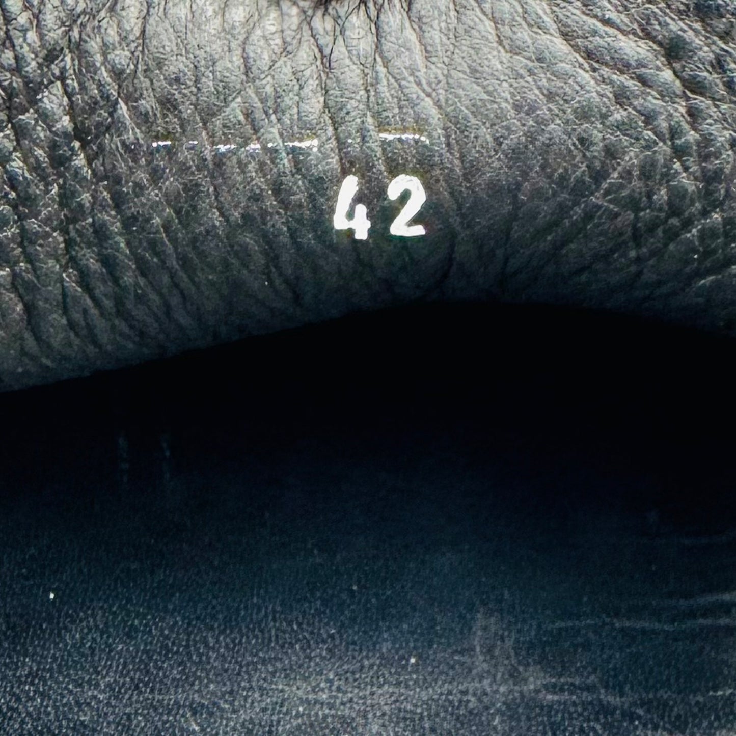 Moschino Logo Band Black Leather Loafers (Size 42.5)