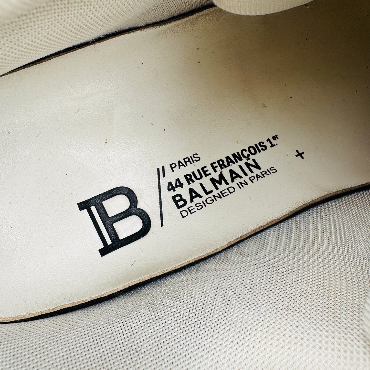 Balmain Paris B-Runner 'Off-White' Sneakers (Size 43)