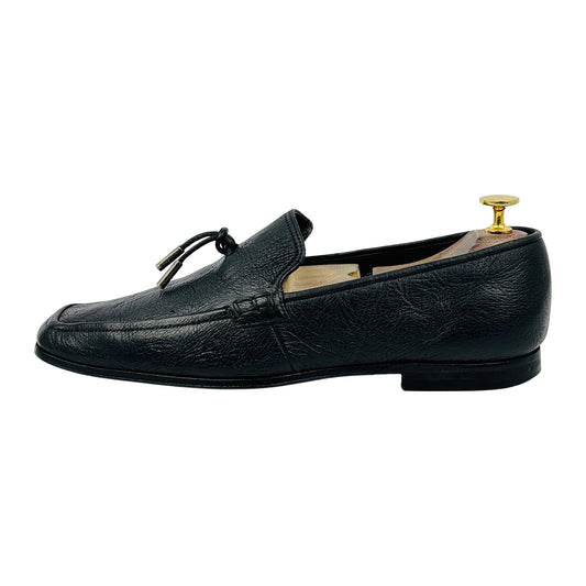 Giorgio Armani Grained Leather Tassel Loafers (Size 42.5)