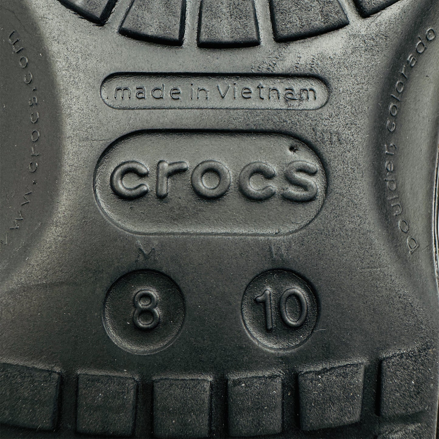 Crocs Yukon Vista II Black Foam Clogs (Size 42)