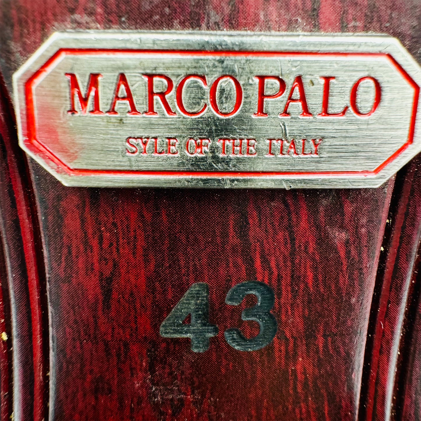 Marco Palo Men's Black Leather Loafers (Size 43)