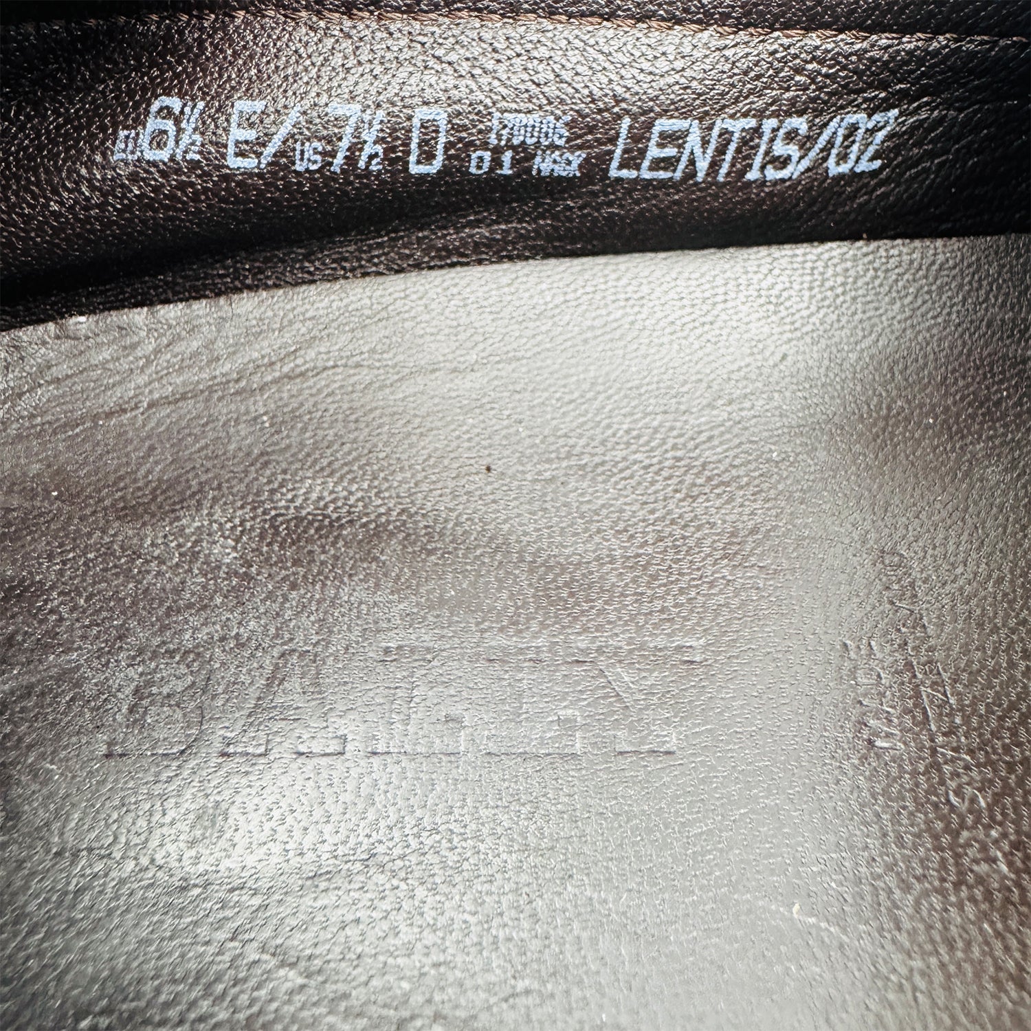 Inside Brand, Size printing image of Bally Men's Brown Driving Loafers (Size 41/41.5)