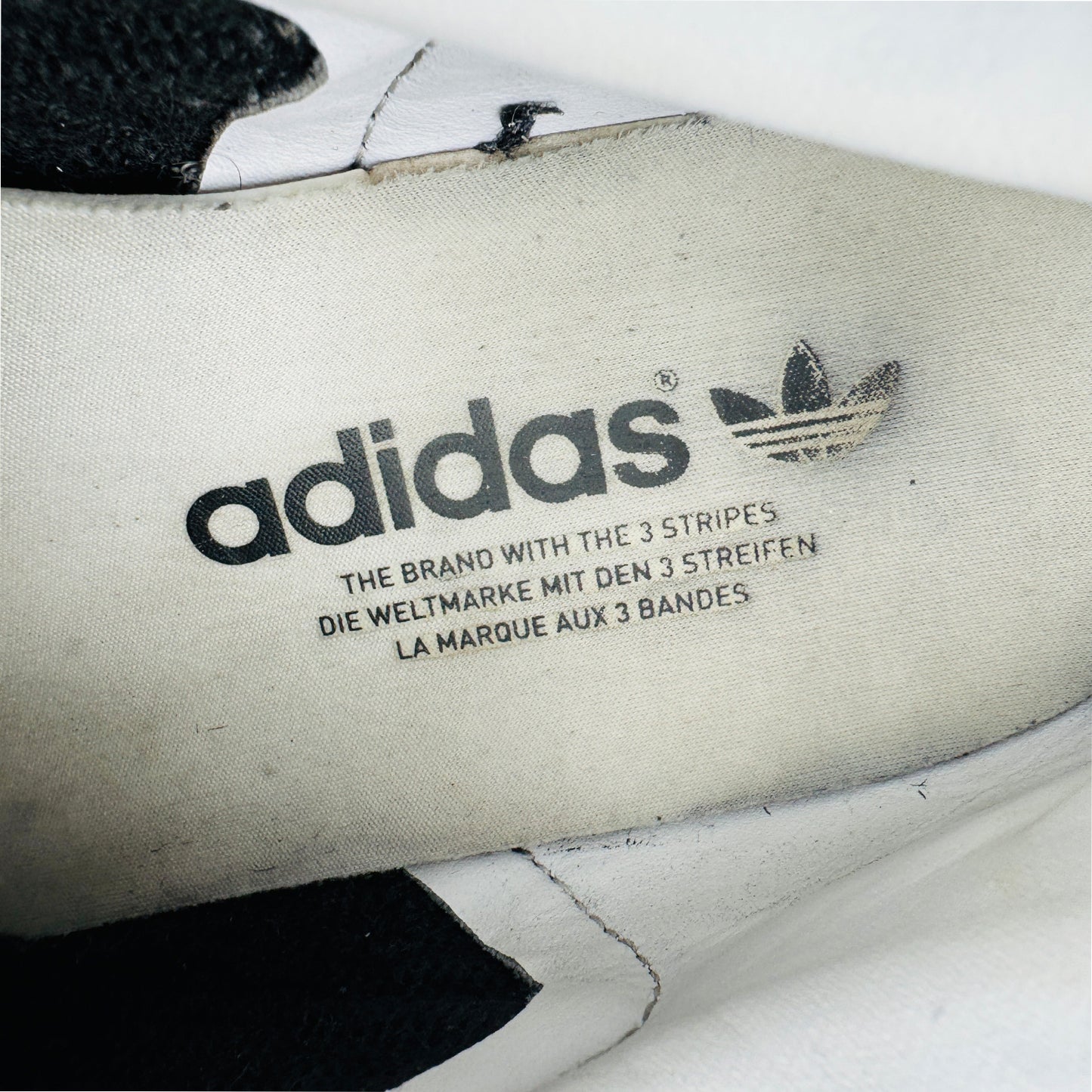 Adidas Gazelle 'Black White Gold' Sneakers (Size 41.5) - BB5476