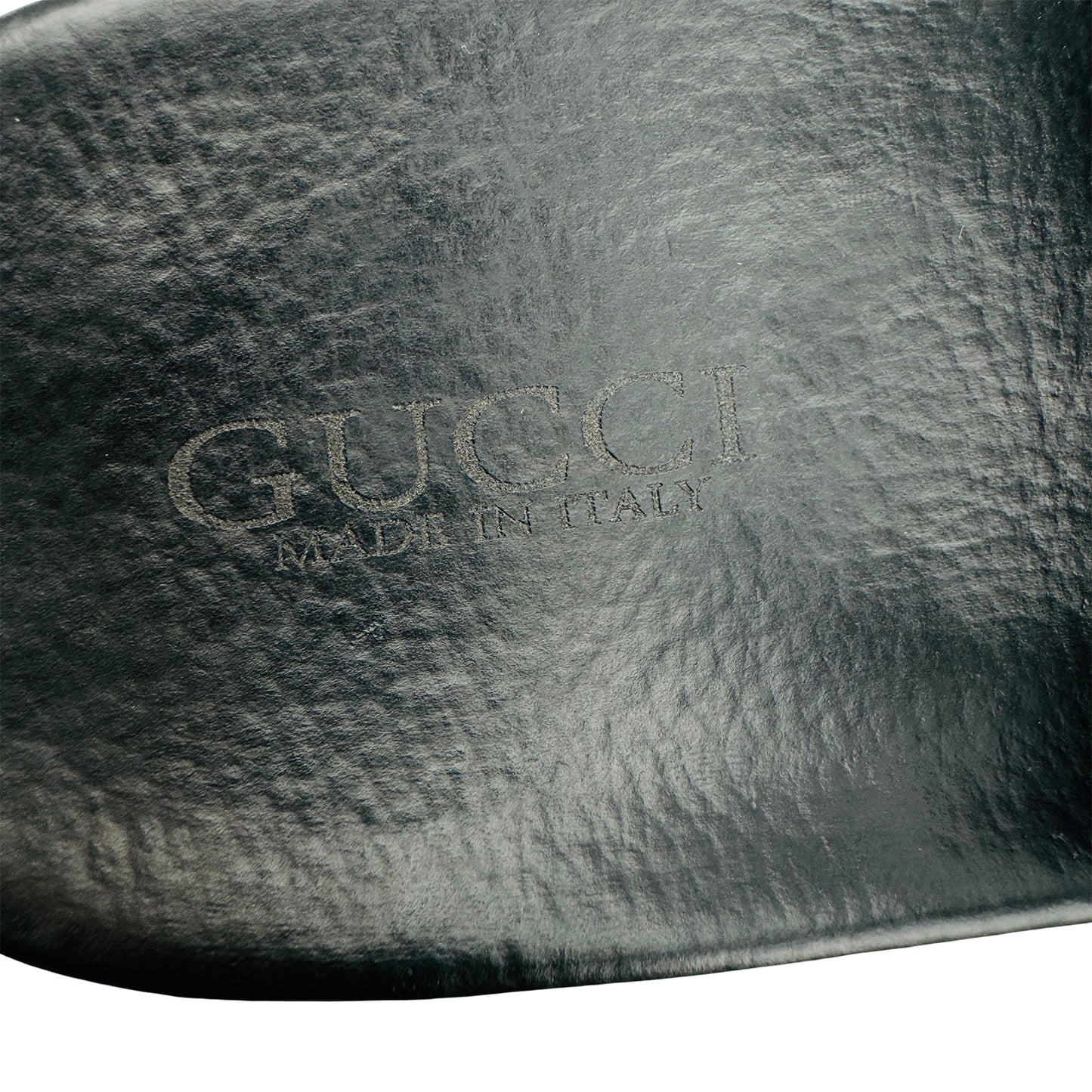 Gucci Men's Green Rubber Italian Slides (Size 40/41)