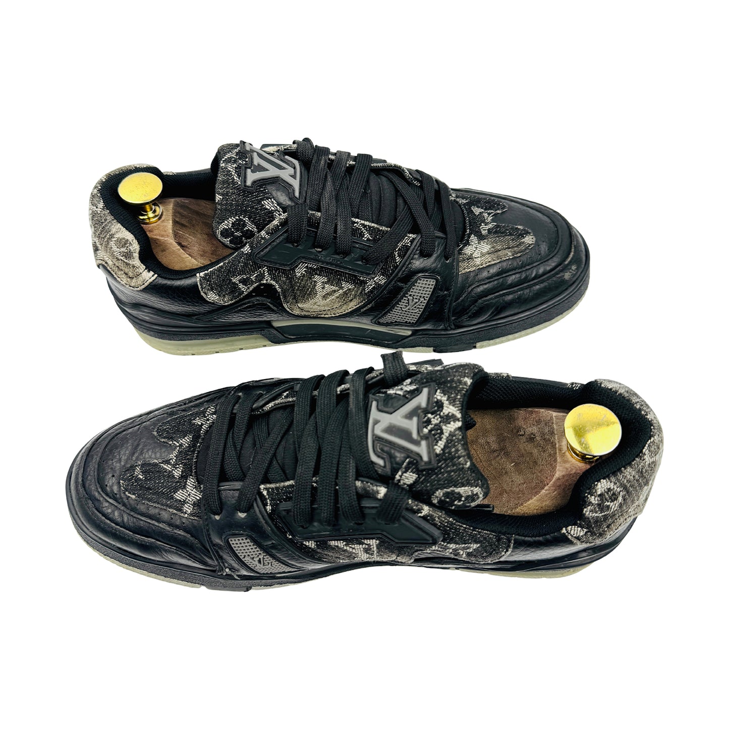 Louis Vuitton LV Monogram Denim Canvas Sneakers (Size 41)