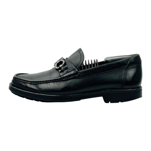 Salvatore Ferragamo David Black Loafers (Size 40)