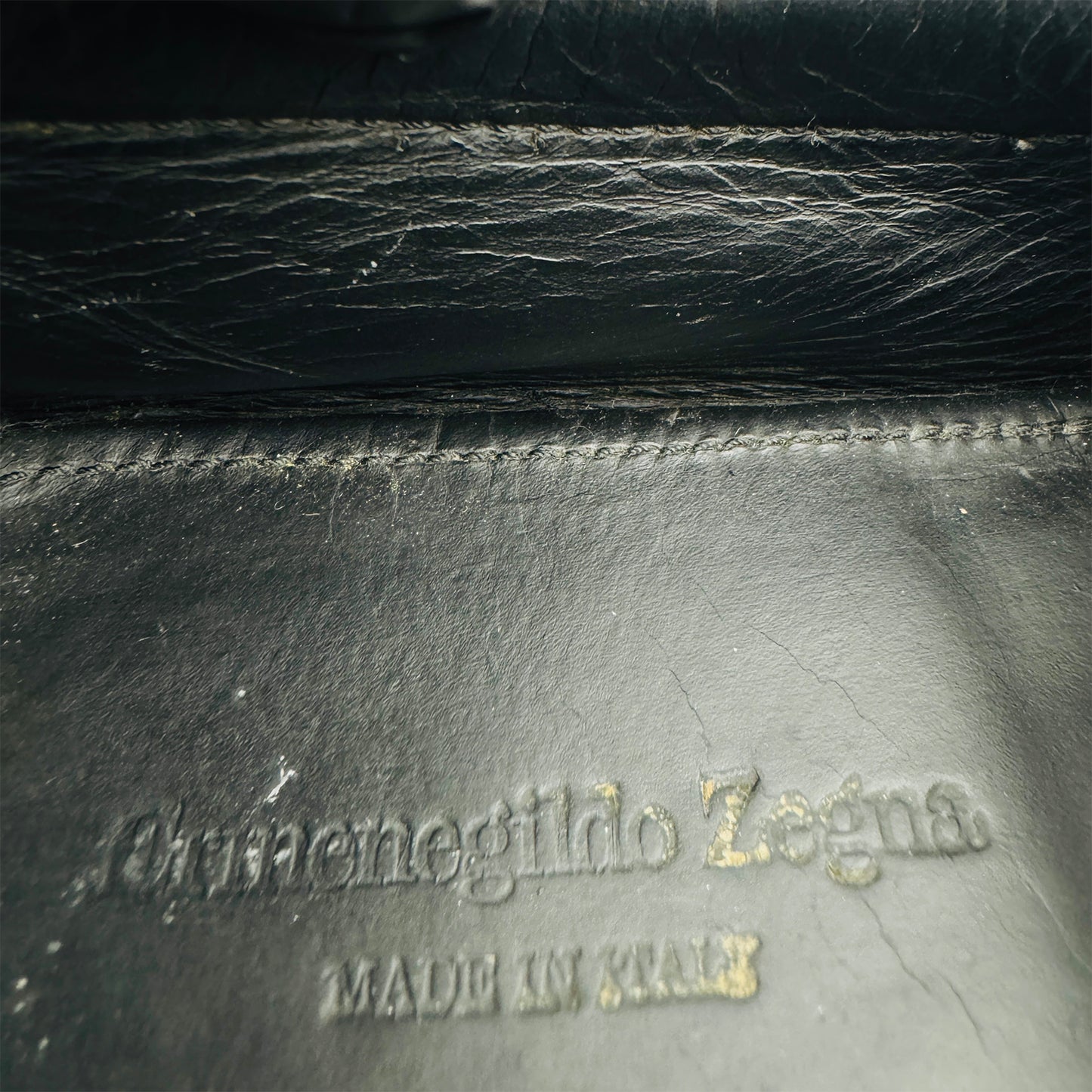 Ermenegildo Zegna Navy Blue Suede Loafers (Size 42)