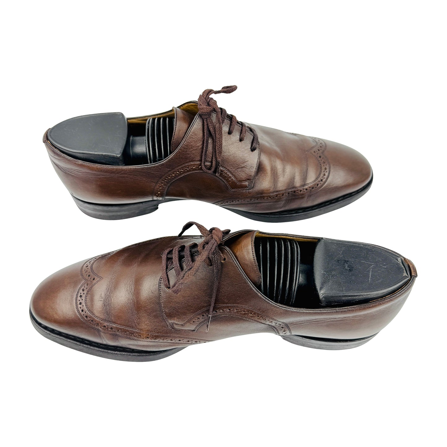 Bally Men's Brown Leather Oxford Shoes (Size 41/41.5)