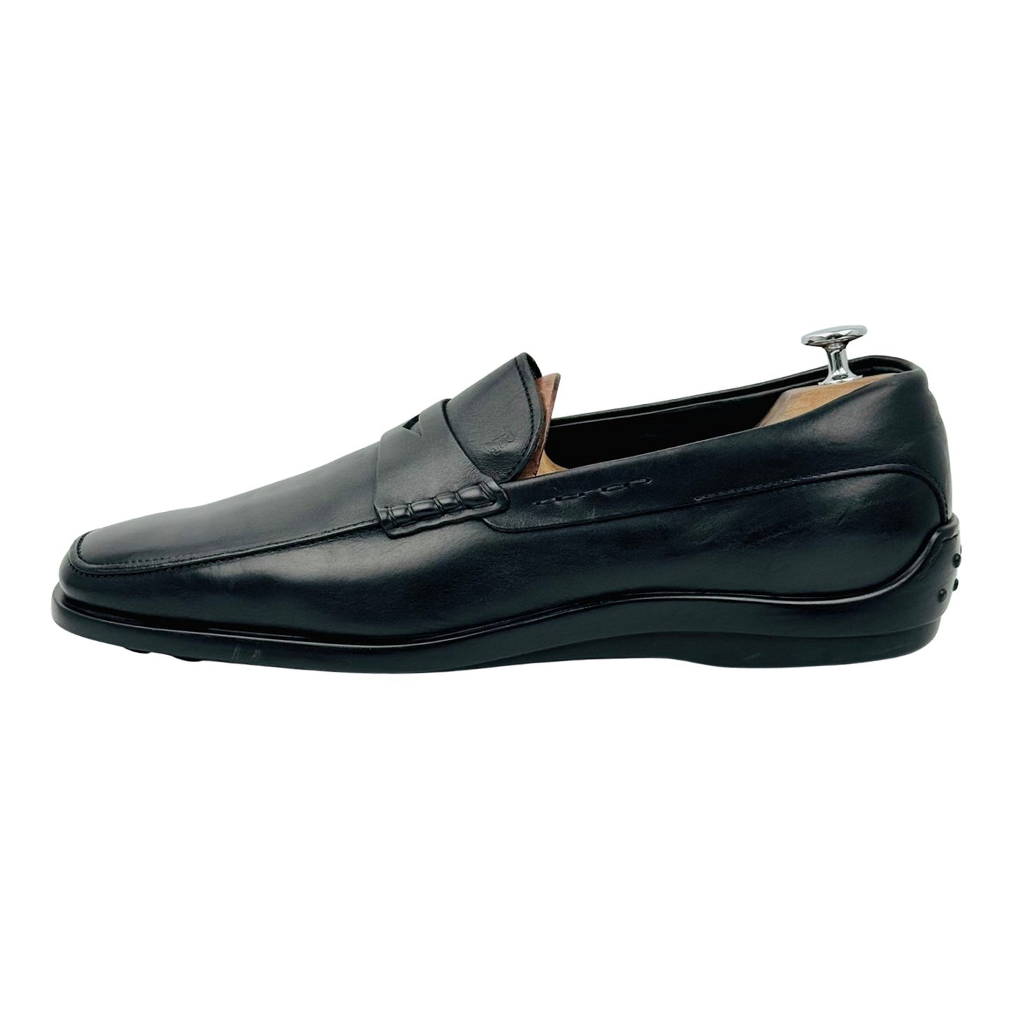 Tod's Men's Black City Gommino Loafers (Size 44/44.5)