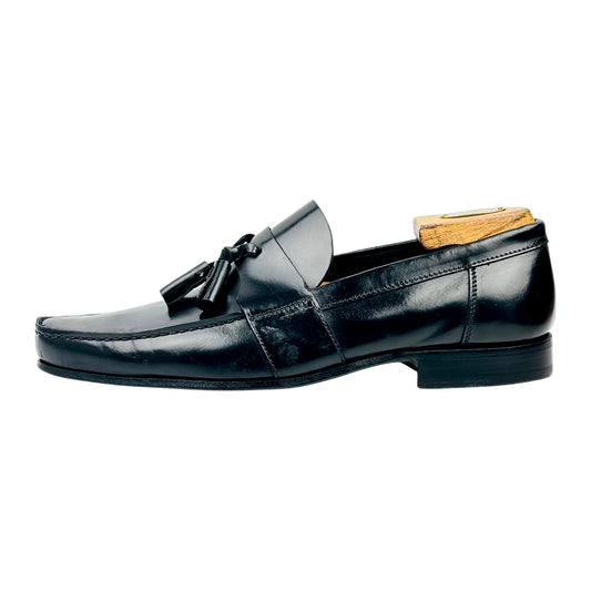 Prada Brushed Leather Tassel Loafers (Size 41.5/42)