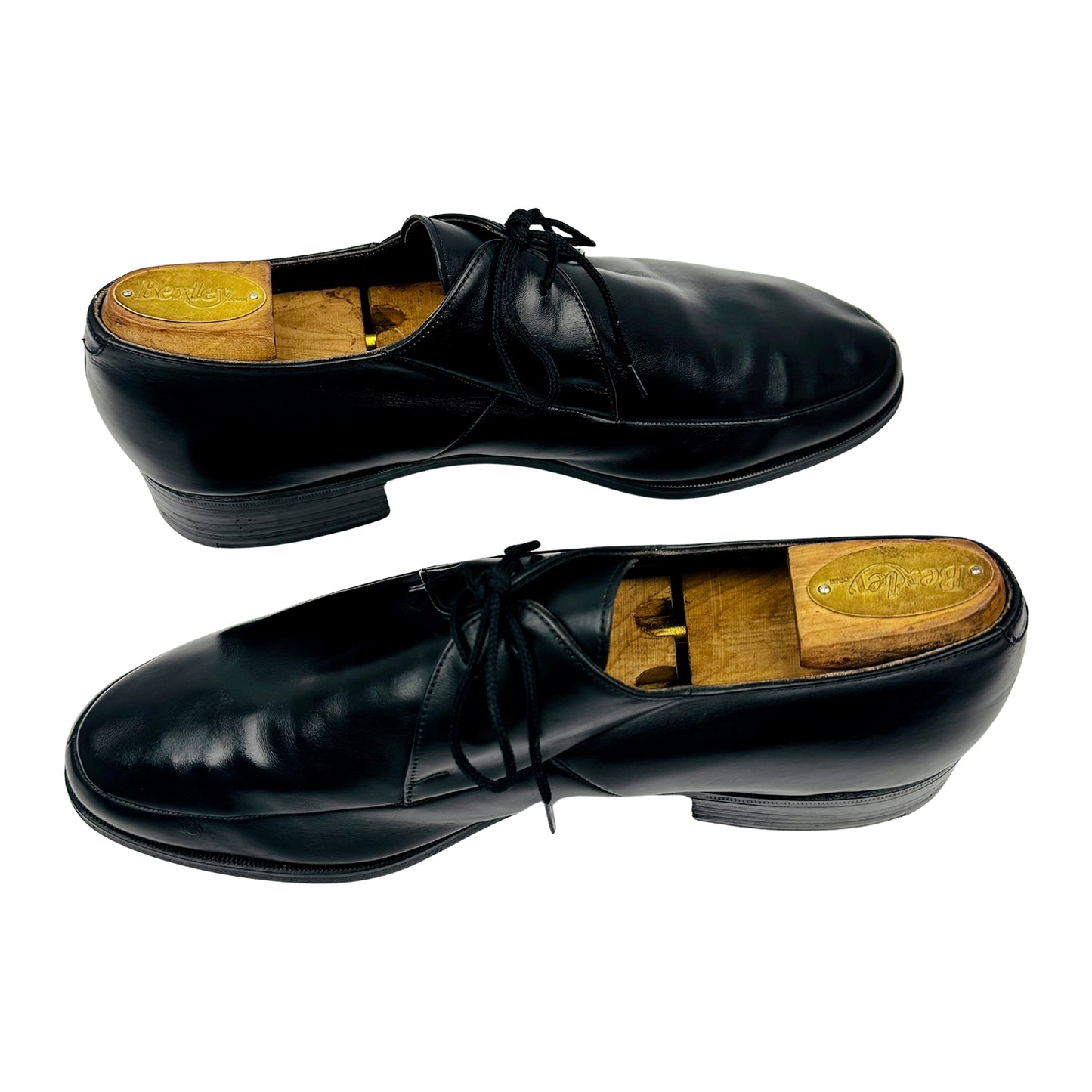 Bally Black Leather Swiss Made Derby Shoes (Size 42)