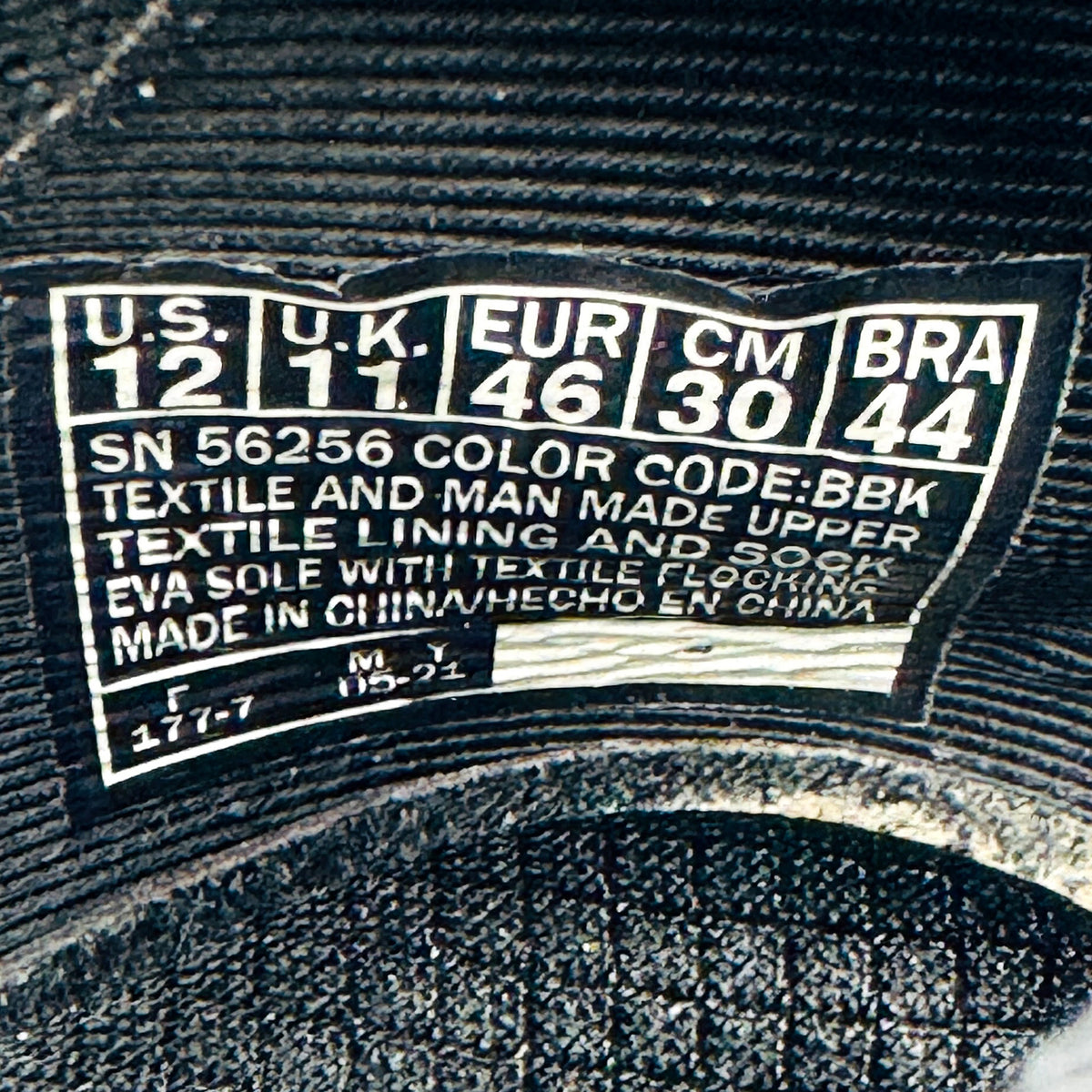 Skechers Memory Foam Mesh Knit Bungee Shoes (Size 46) - 56256 BBK