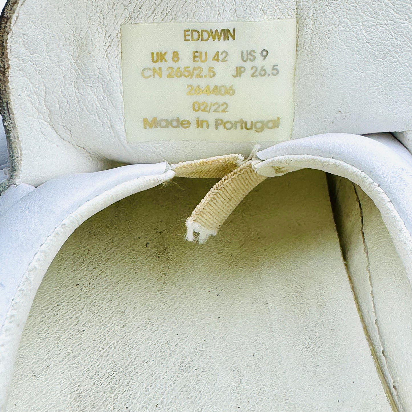 Ted Baker White Leather Platform Shoes (Size 42.5)