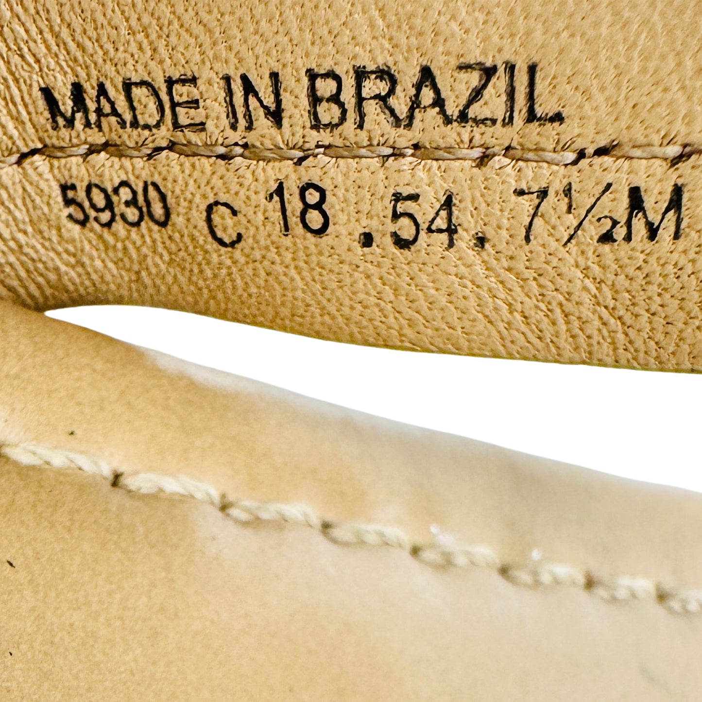 Tory Burch Miller Tan Thong Sandal Slippers (Size 37.5) - 5930