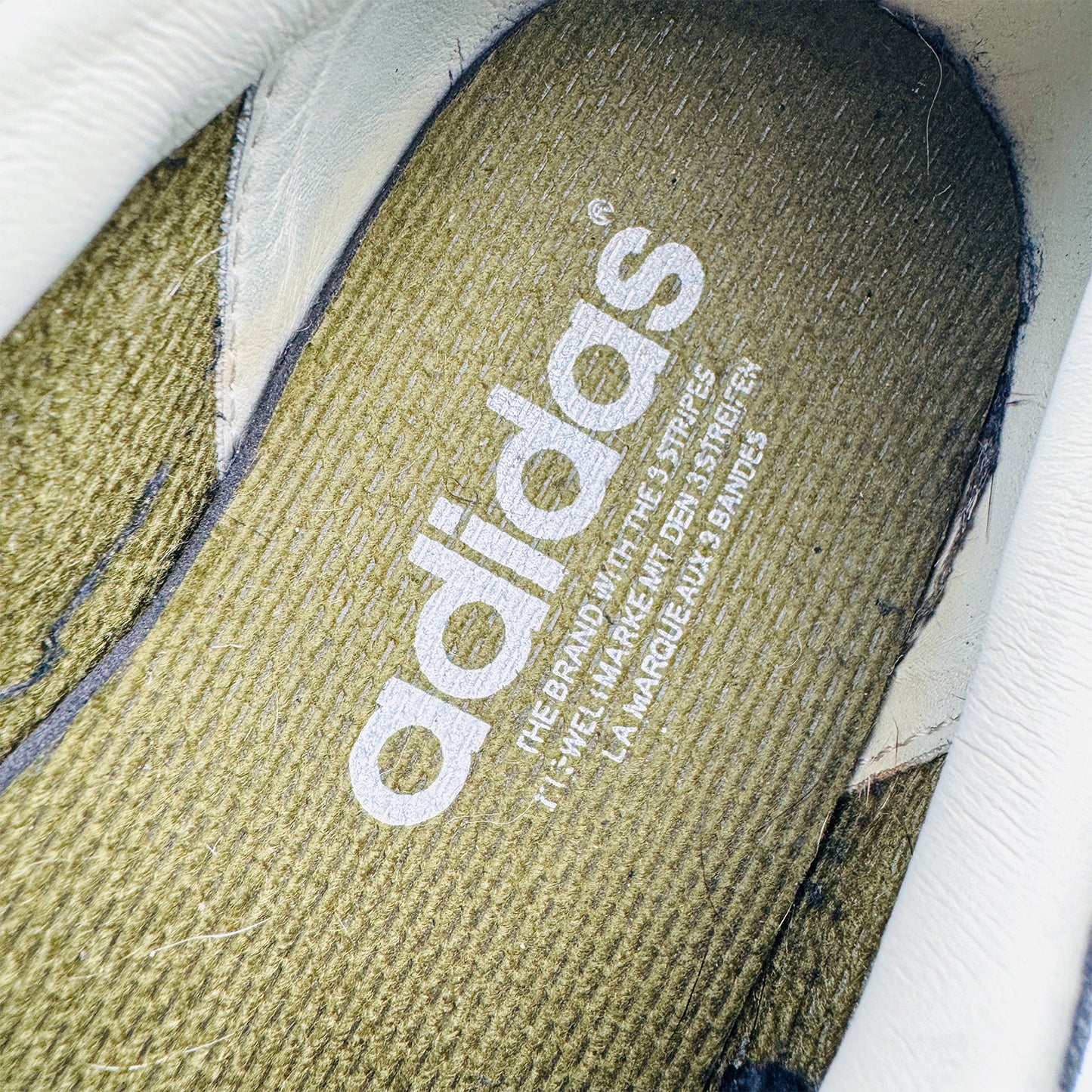 Adidas Universal Black Leather & Suede Sneakers (Size 43.5) - 018418