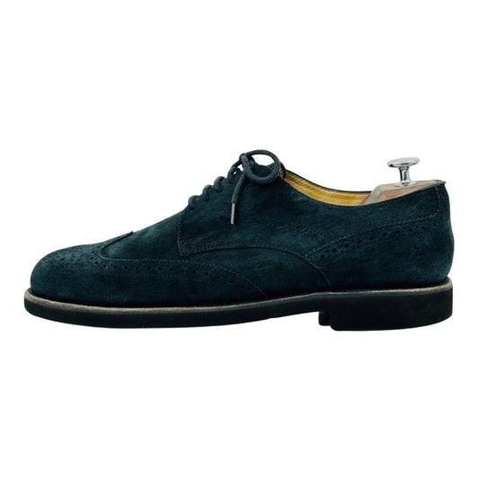 Tod’s Men's Dark Teal Brogue Shoes (Size 44.5)