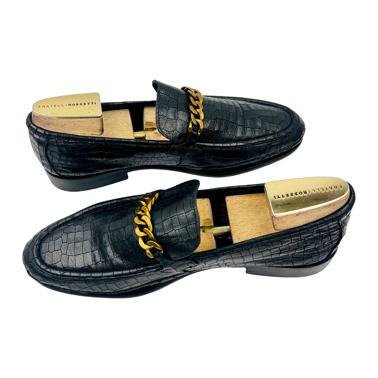 Kurt Geiger Luca Gold Chain Loafers (Size 43.5) - 3567009109