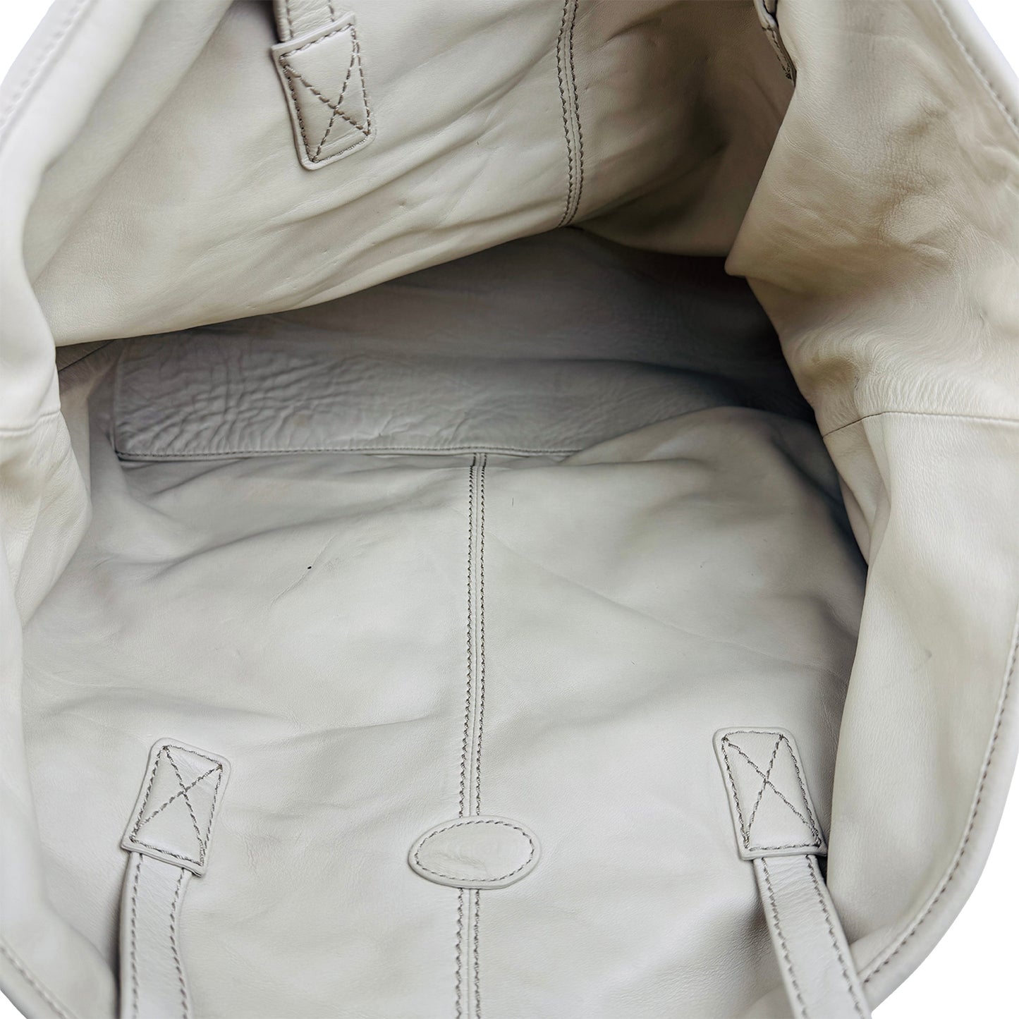 Tod’s Beige Nylon Designer Tote Bag